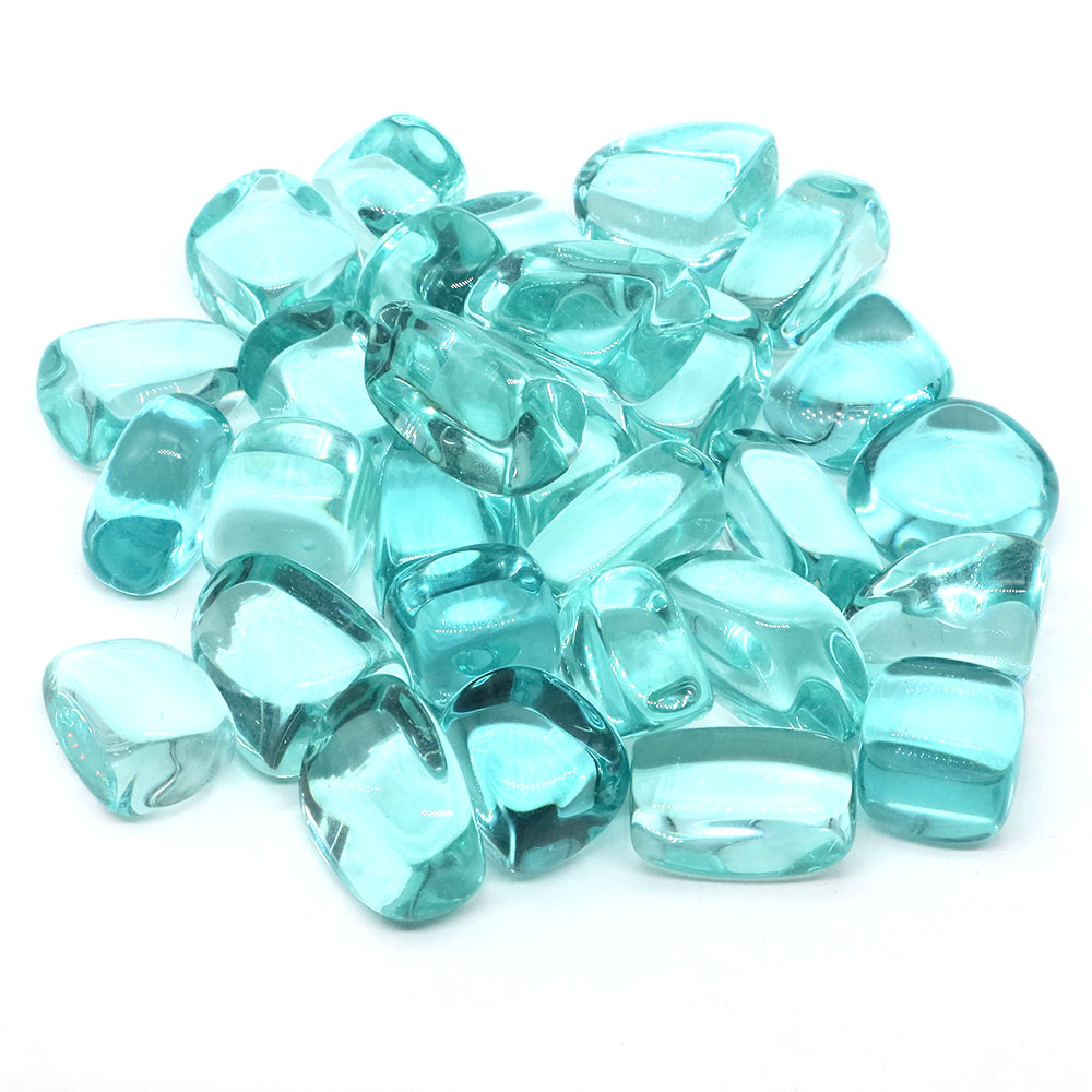 Marine Aquarium Gravel - 오션 블루 흑요석 떨어졌다 돌 치유