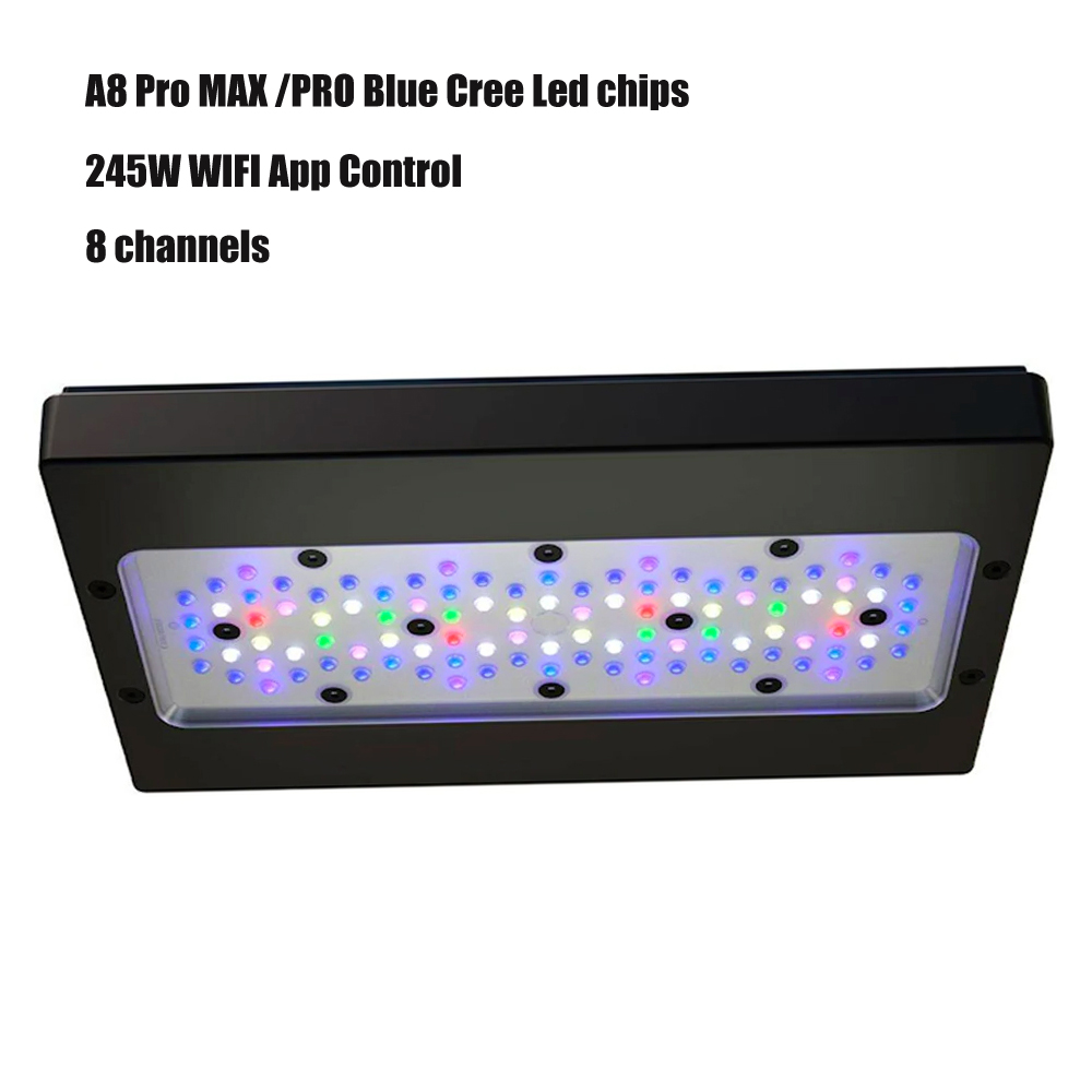 Aquarium Blue Marine Reef - 와이파이 앱 240W A8 PRO 블루