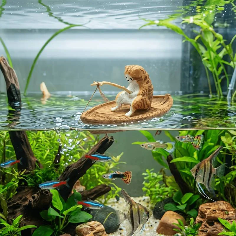 Aquarium Marineland - 1PCS 크리 에이 티브 고양이 낚시