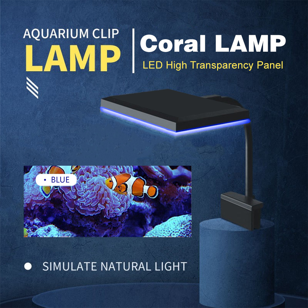 Aquarium Blue Marine Reef - ASJD-07 LED 수족관 클립온 조명 8W