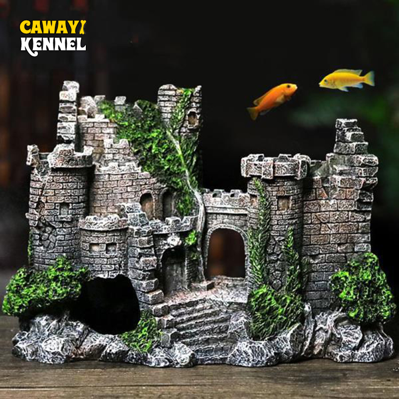 무작위 색상 크리 에이 티브 성 모양 물고기 탱크 장식 - Aquarium Marina 리뷰 및 가격