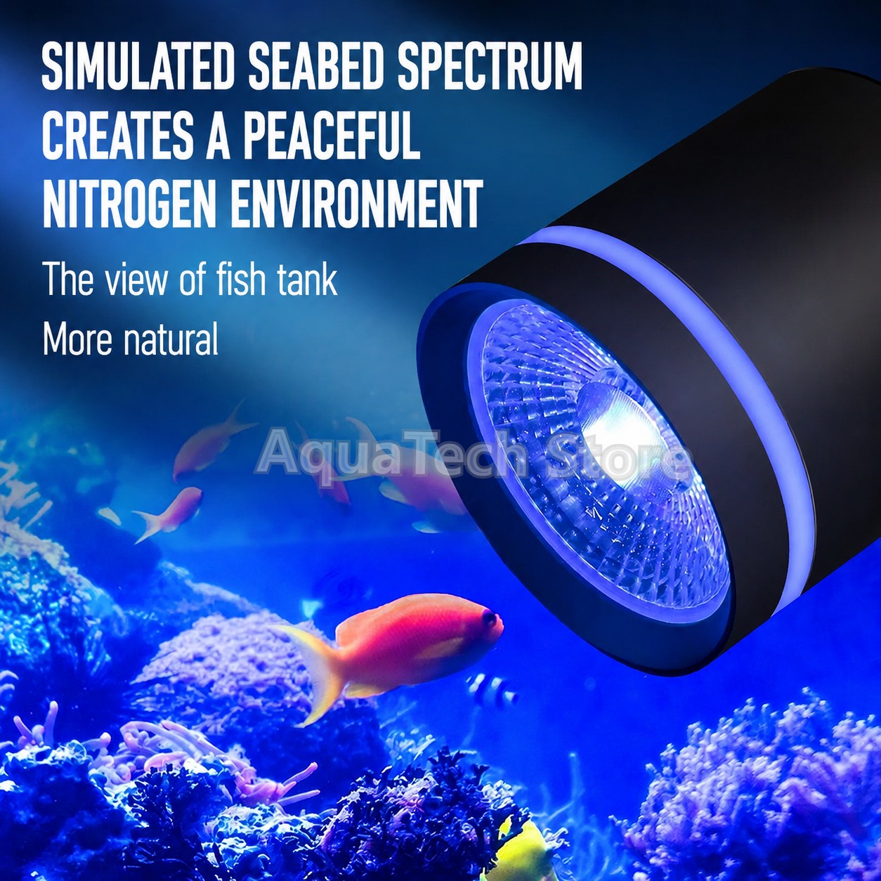3가지 모드 COB LED 수족관 클립 조명 블루 블루 - Aquarium Blue Marine Reef 리뷰 및 가격