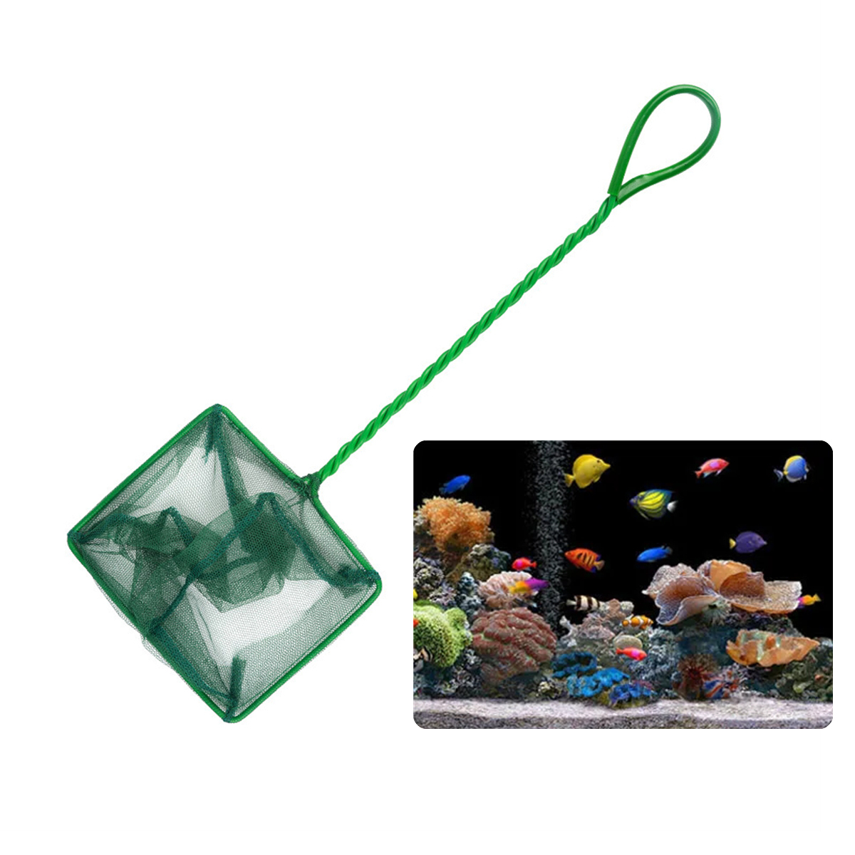3 ~ 10 인치 휴대용 나일론 녹색 물고기 그물 수족 - Aquarium Marineland 리뷰 및 가격